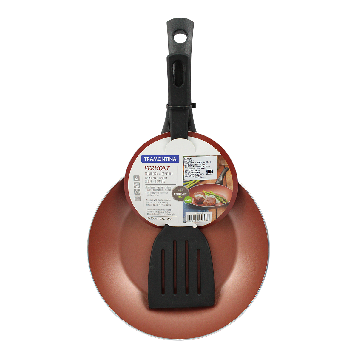 SARTEN 20 CM CON ESPATULA VERMONT