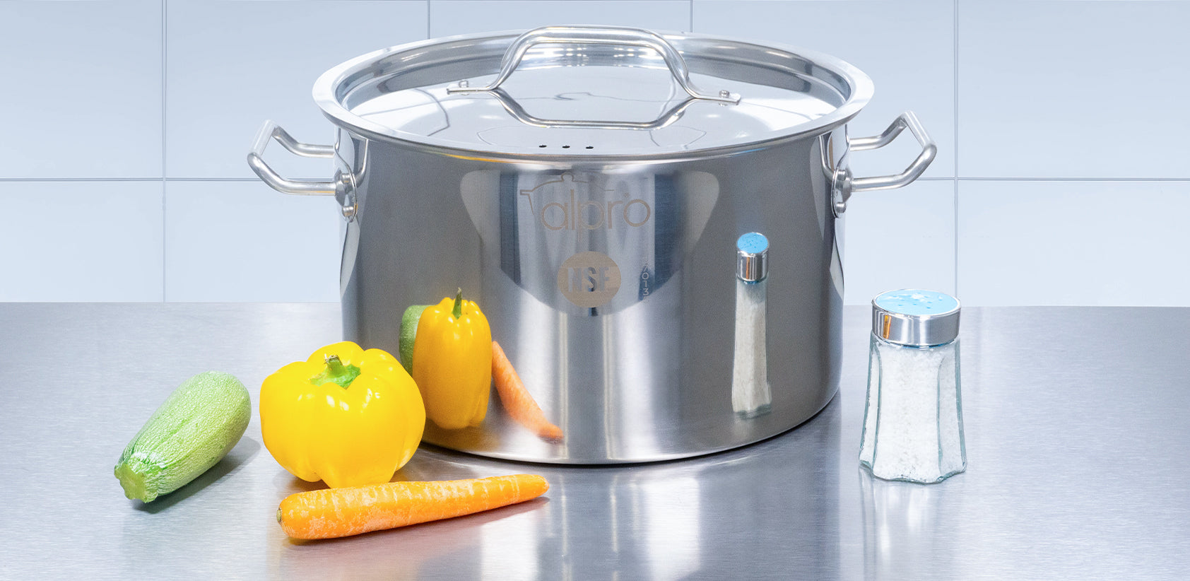 MEDIA OLLA ULTRACOCCION 18L ACERO INOXIDABLE