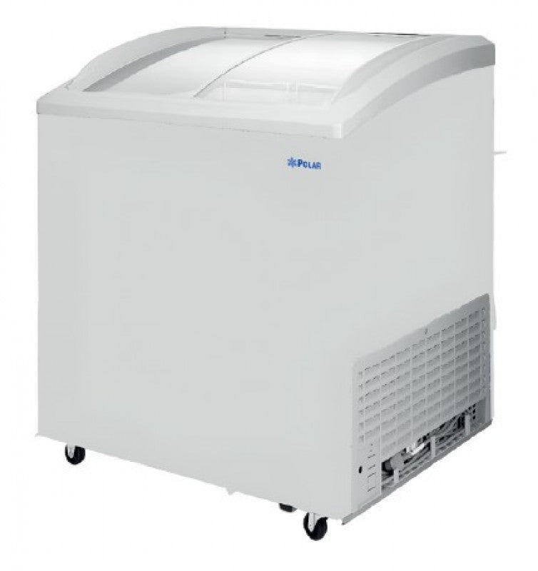 CONGELADOR HORIZONTAL TAPA CRISTAL CURVO POLAR CH-200CR