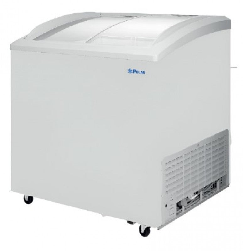 CONGELADOR HORIZONTAL TAPA CRISTAL CURVO POLAR CH-300CR