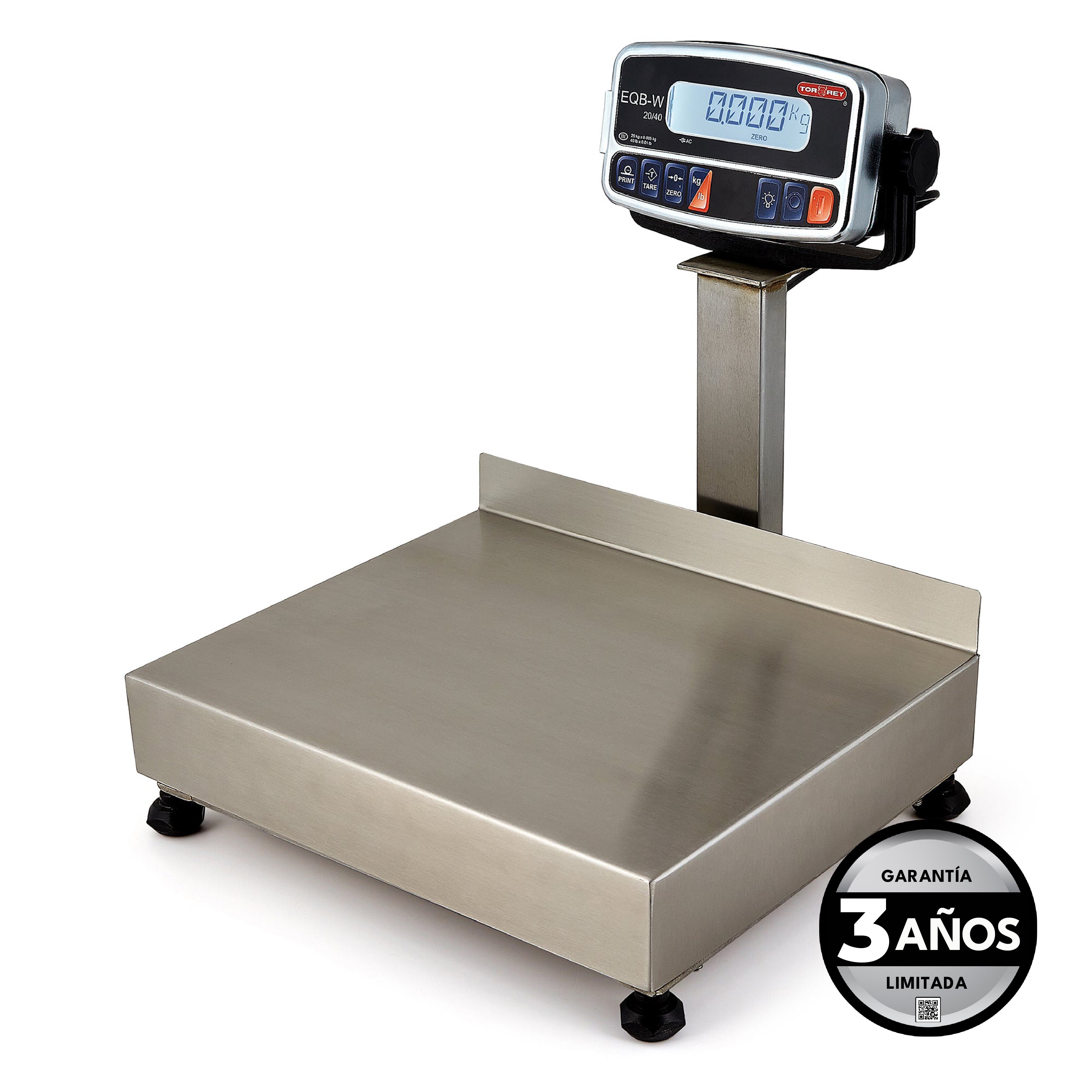 BÁSCULA A PRUEBA DE AGUA 20 KG | EQB20-W