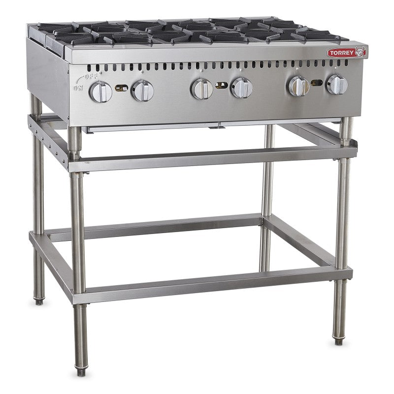 PARRILLA A GAS 6 QUEMADORES | PAT-6QG