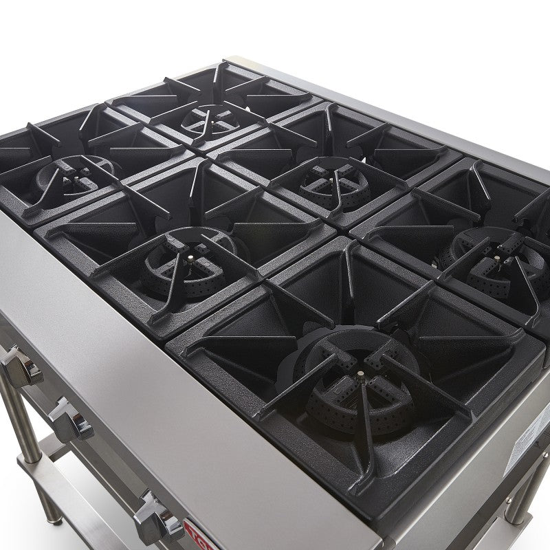 PARRILLA A GAS 6 QUEMADORES | PAT-6QG