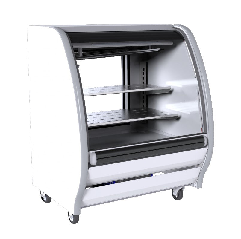 VITRINA EXHIBIDORA SIN CRISTALES LATERALES TEM100N LS