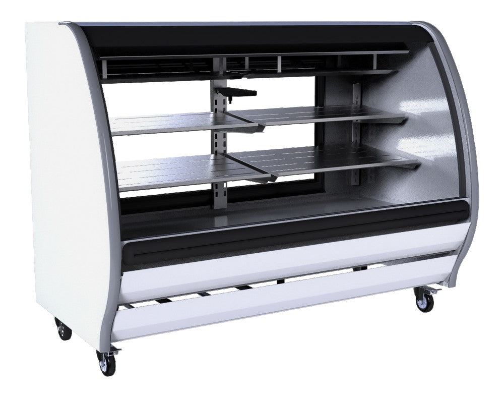 VITRINA EXHIBIDORA SIN CRISTALES LATERALES TEM150N LS