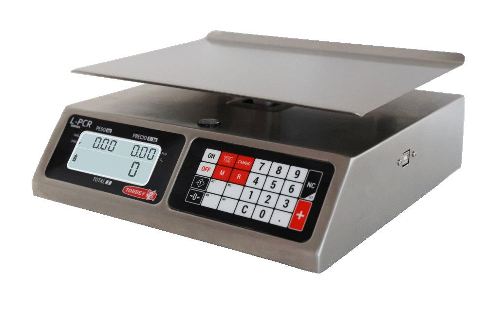 BASCULA PESO-PRECIO-TOTAL 0LPCR20-N-USB