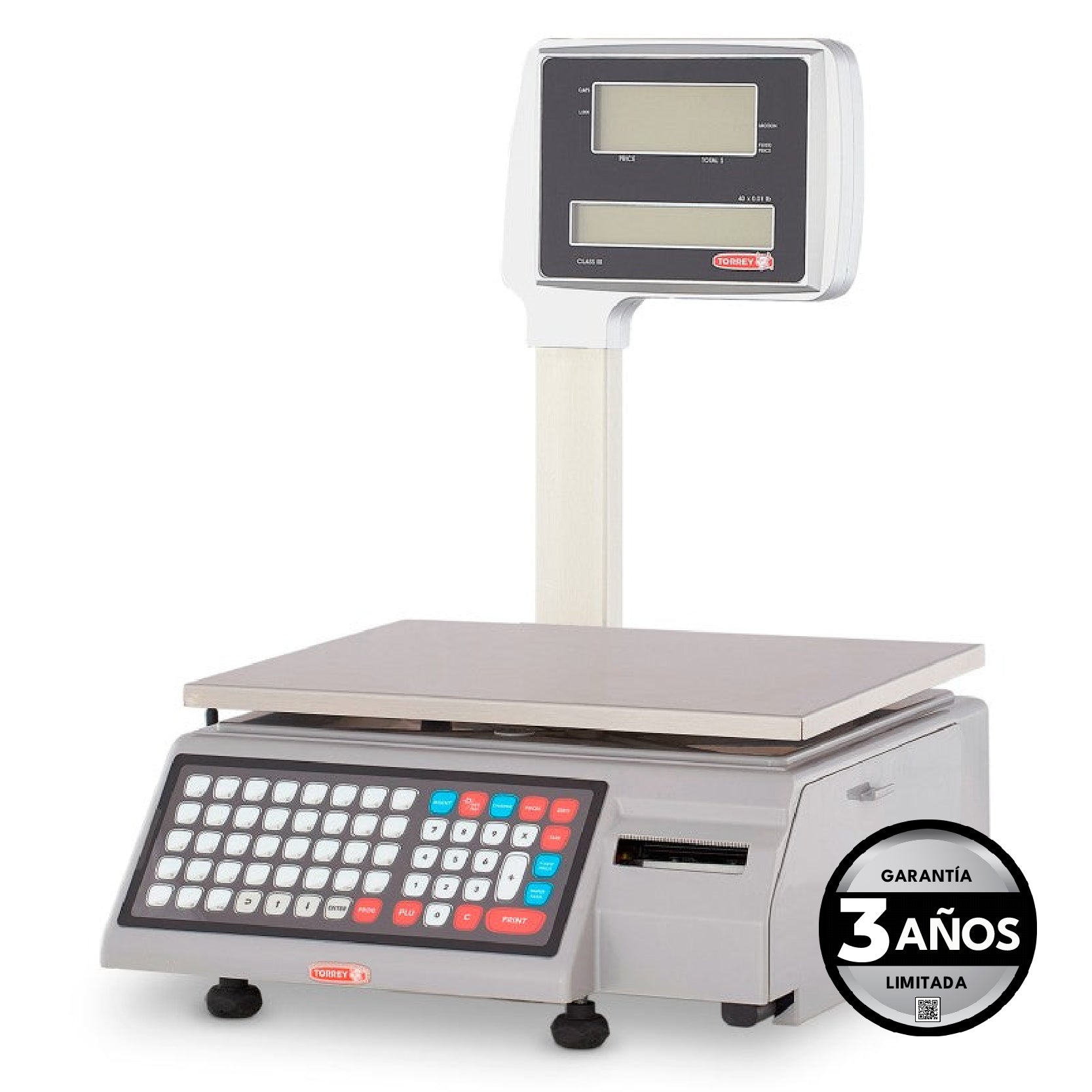 BÁSCULA ETIQUETADORA DE PLASTICO 20 KG | W-LABEL20P