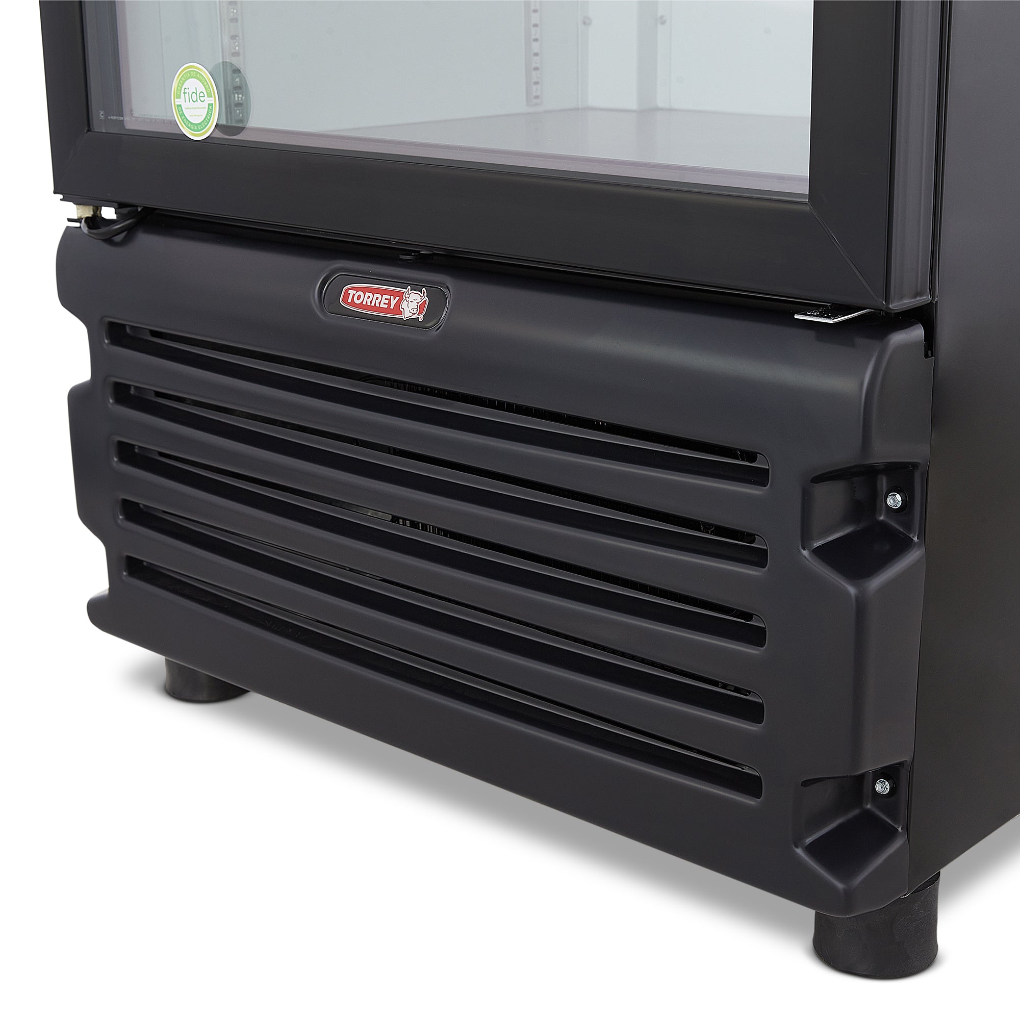 REFRIGERADOR VERTICAL EXHIBIDOR 17 PIES NEGRO | TVC17