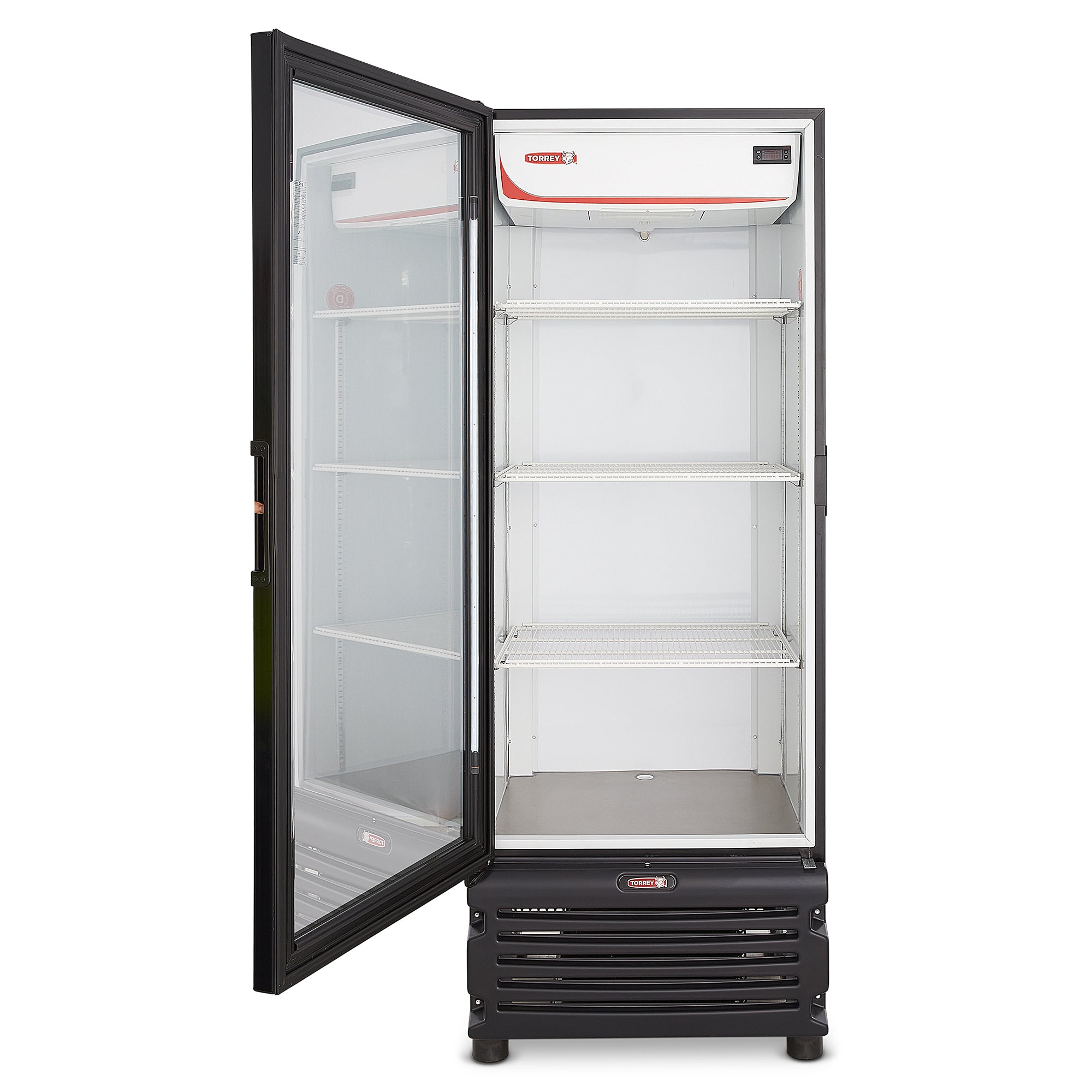 REFRIGERADOR VERTICAL EXHIBIDOR 17 PIES NEGRO | TVC17