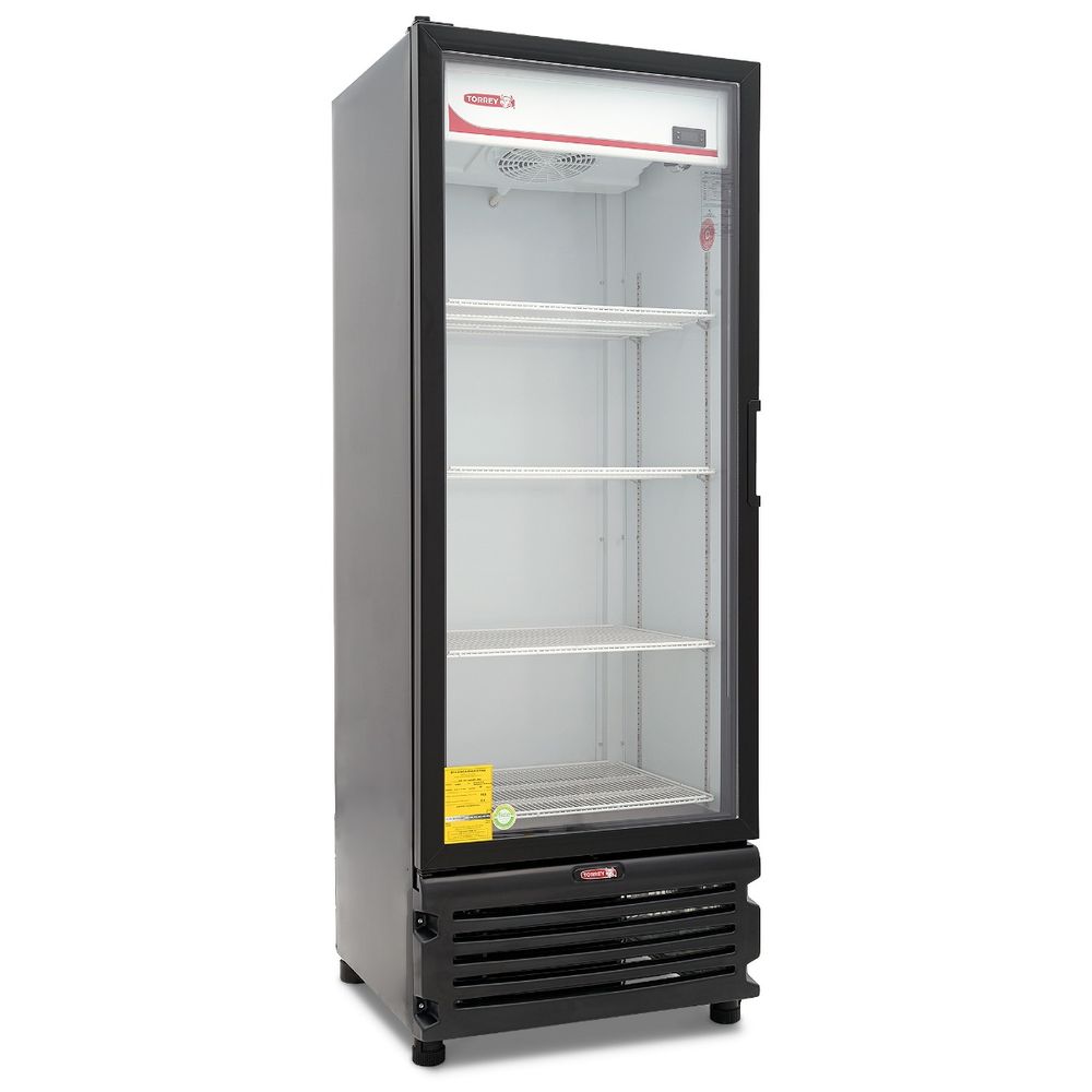 REFRIGERADOR VERTICAL EXHIBIDOR 19 PIES NEGRO | TVC19