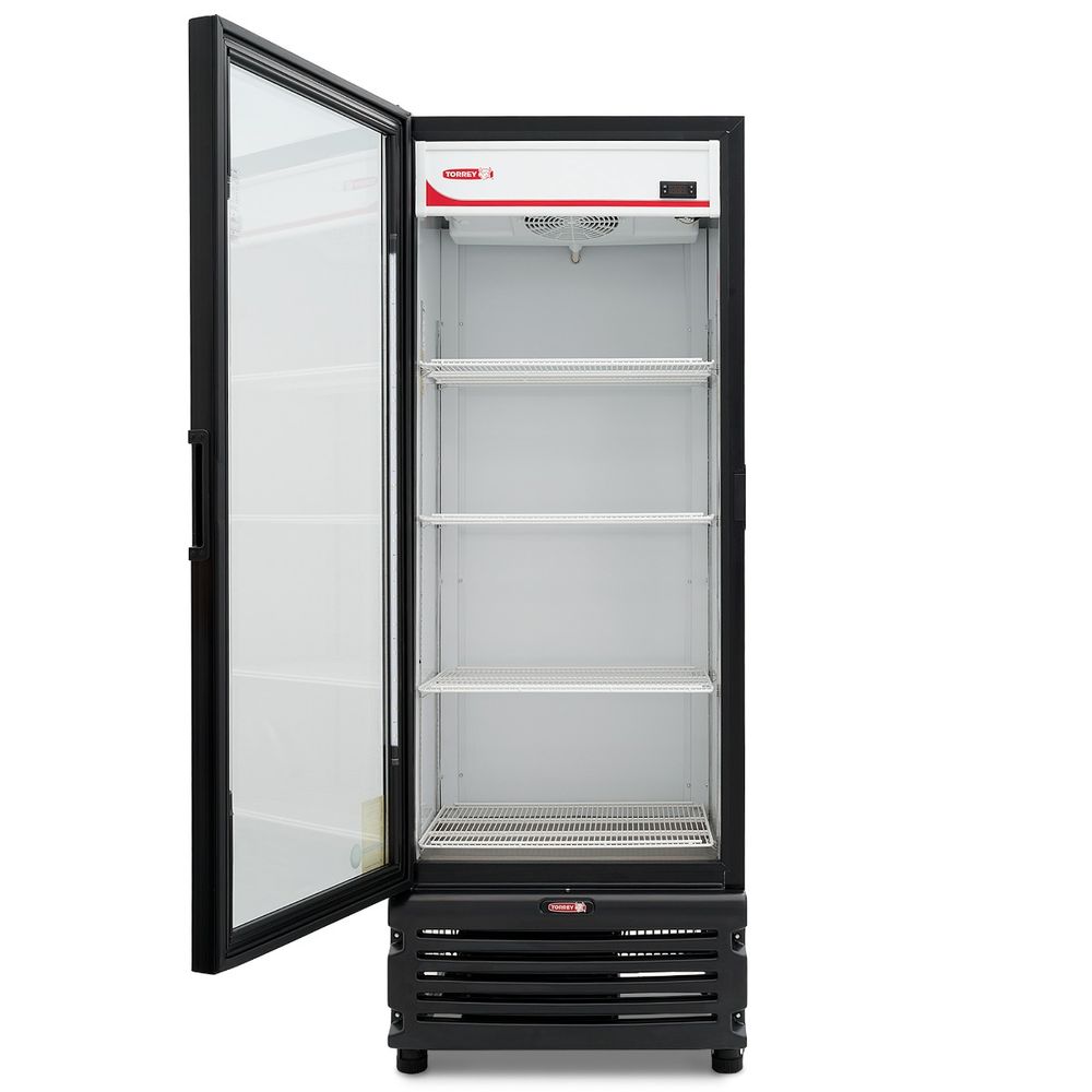REFRIGERADOR VERTICAL EXHIBIDOR 19 PIES NEGRO | TVC19