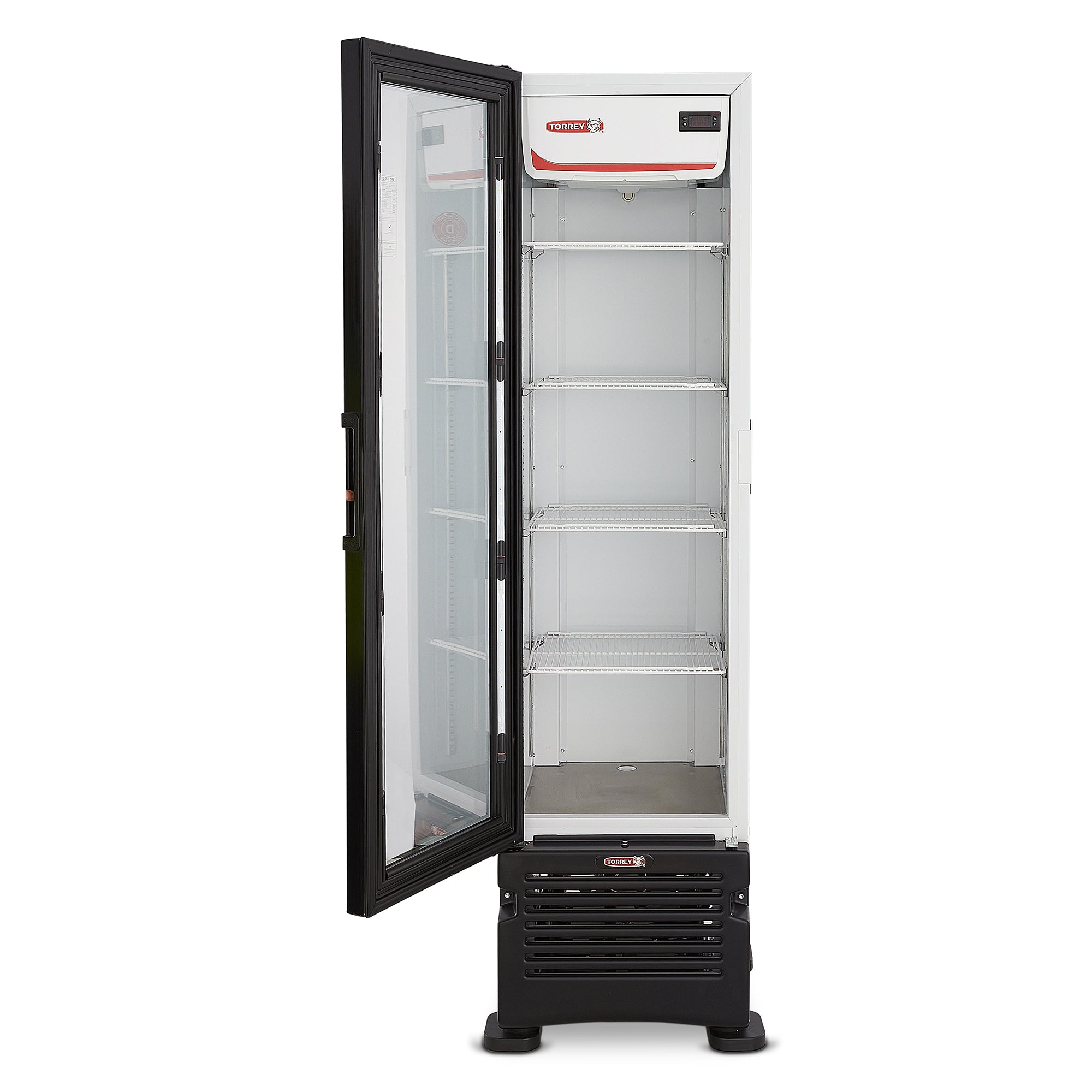 REFRIGERADOR VERTICAL EXHIBIDOR 8 PIES NEGRO | TVC08