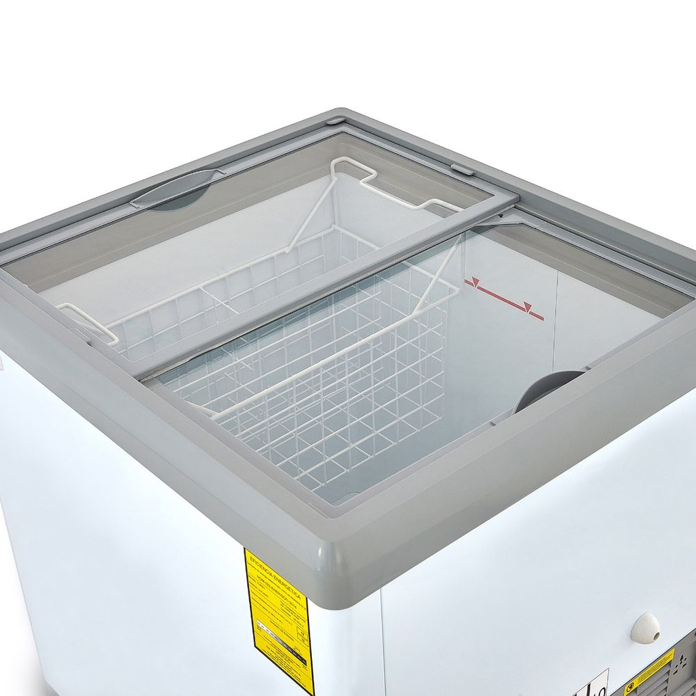 CONGELADOR HORIZONTAL TAPA DE CRISTAL PLANO 165 LITROS | CHC-80PR