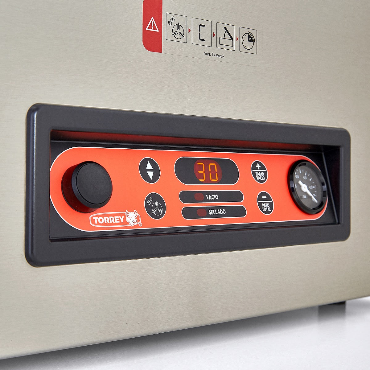 EMPACADORA AL VACÍO DE ACERO INOXIDABLE | EVD-20