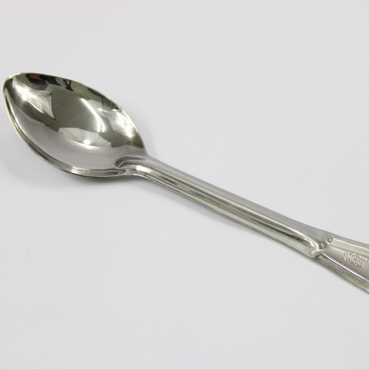 CUCHARA PARA COCINAR ACERO INOX 11" LISA