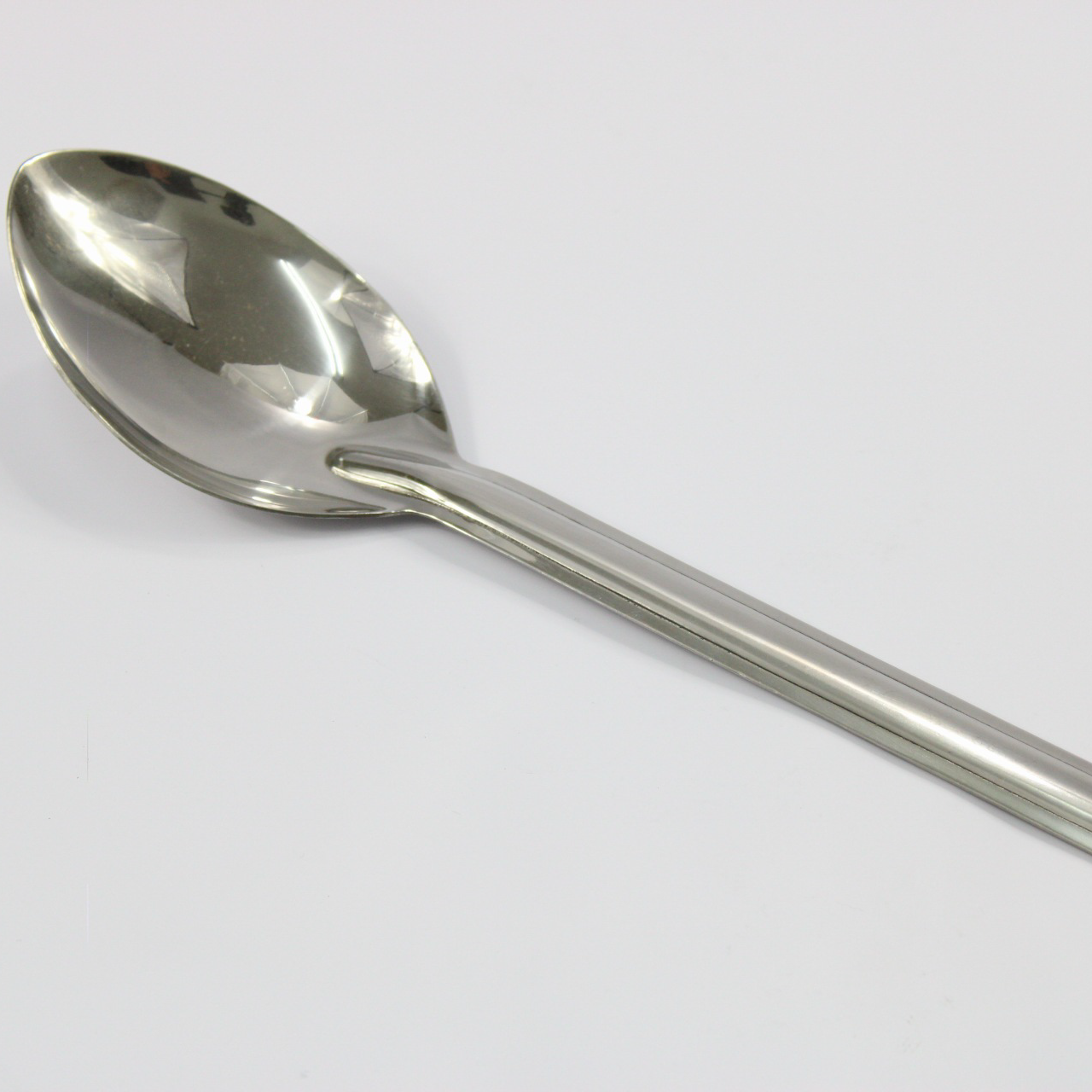 CUCHARA PARA COCINAR ACERO INOX 21" LISA