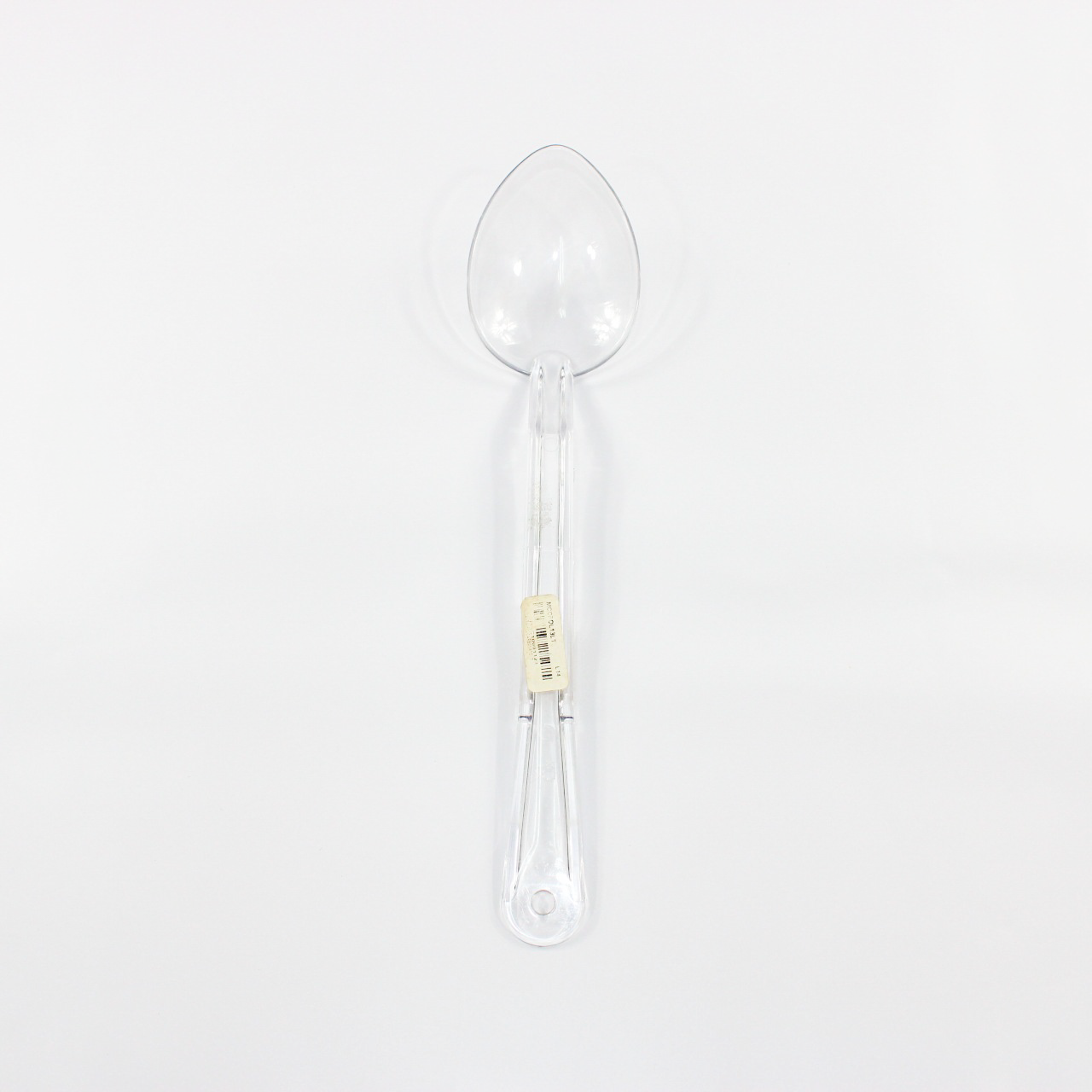 CUCHARA POLICARBONATO 13" LISA TRANSPARENTE