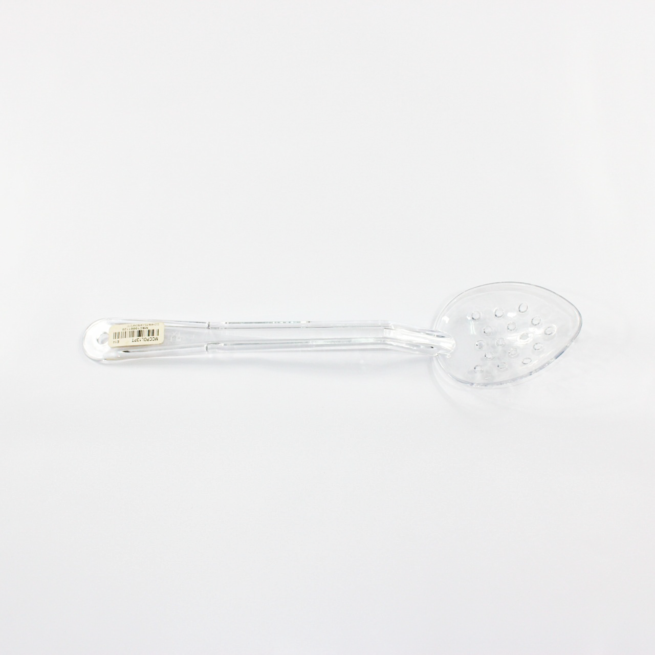 CUCHARA POLICARBONATO 13" PERFORADA TRAN