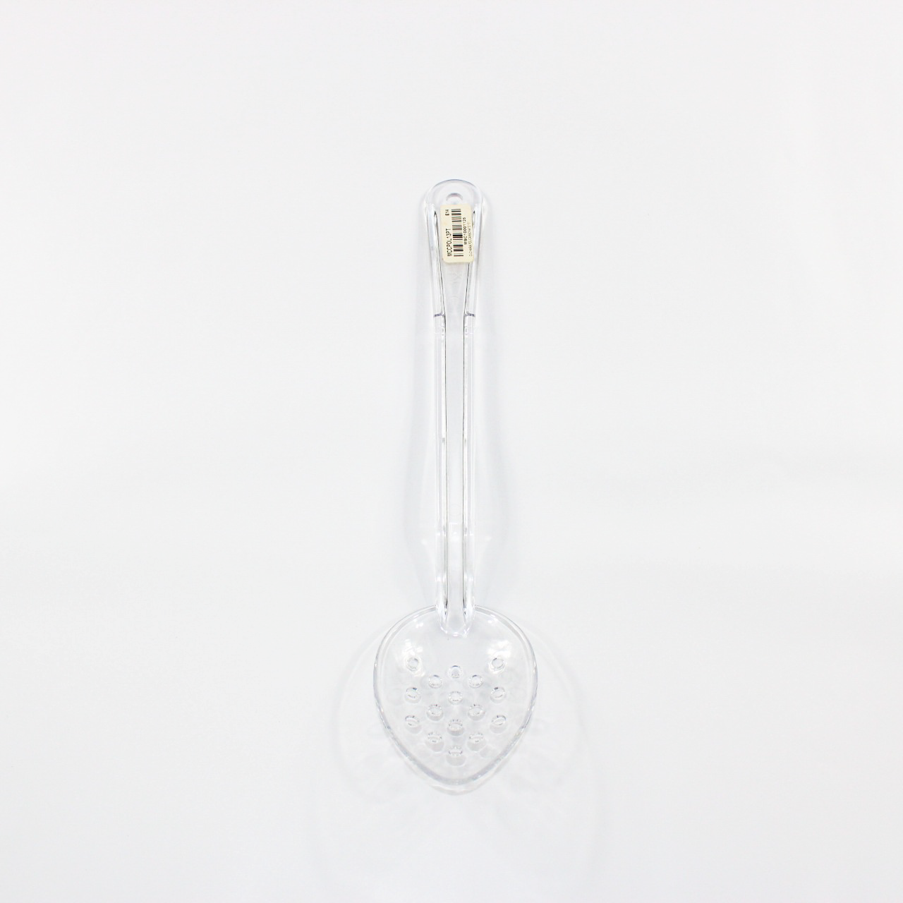 CUCHARA POLICARBONATO 13" PERFORADA TRAN