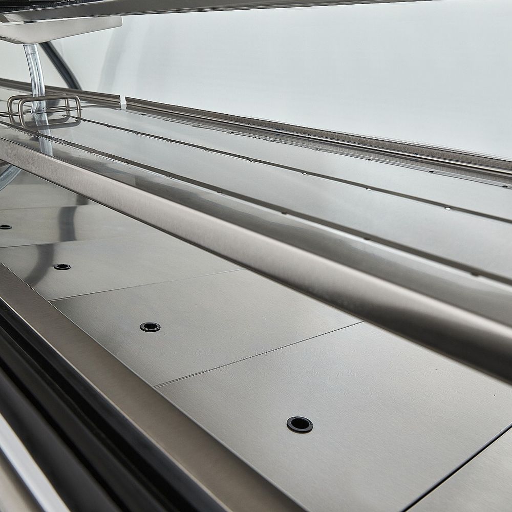 VITRINA TRAMO CARNICERO EN ACERO INOXIDABLE | TEC250-AI