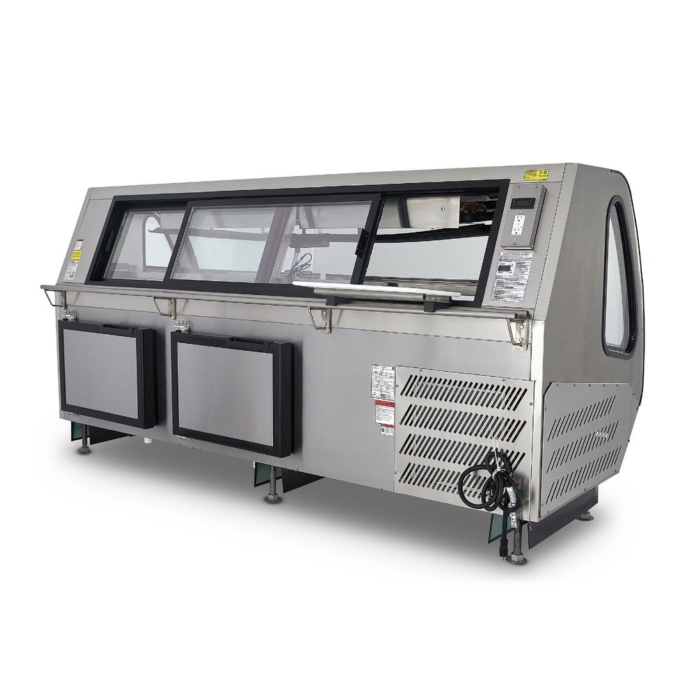 VITRINA CARNICERA EN ACERO INOXIDABLE | VCA250-AI