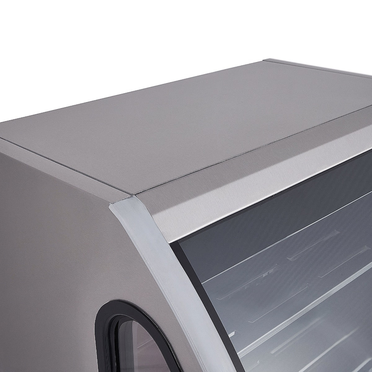 VITRINA EXHIBIDORA EN ACERO INOXIDABLE | DRD3-AI