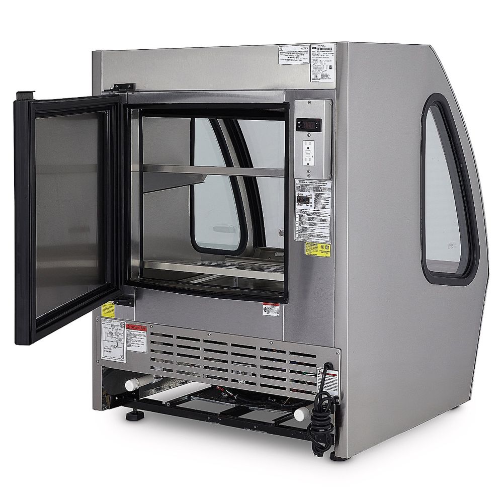 VITRINA EXHIBIDORA EN ACERO INOXIDABLE | DRD3-AI