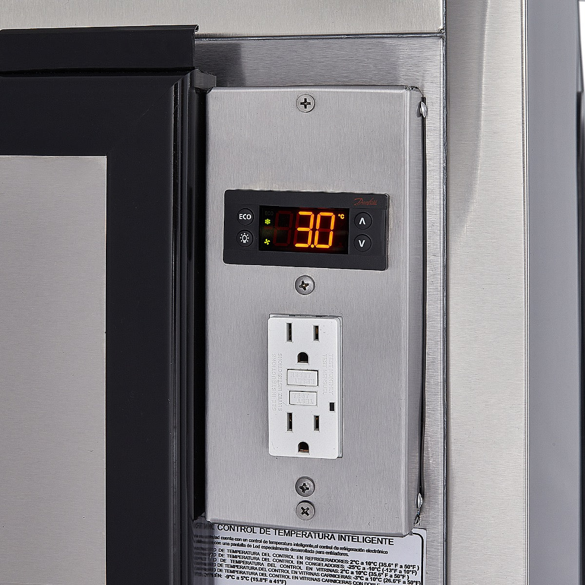 VITRINA EXHIBIDORA EN ACERO INOXIDABLE | DRD3-AI