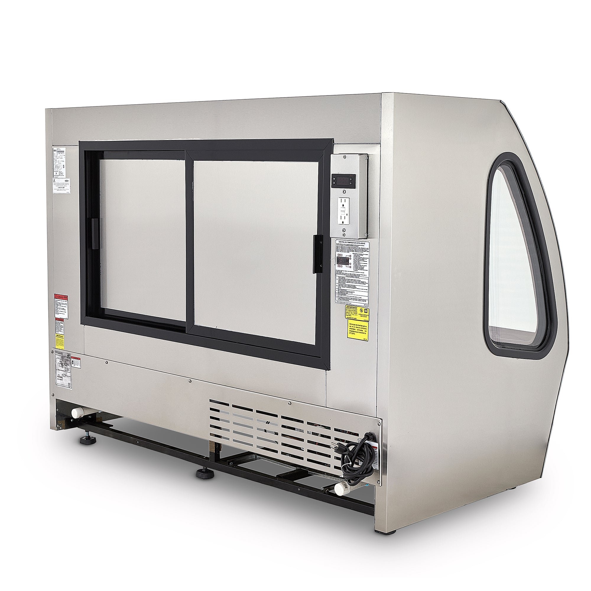 VITRINA EXHIBIDORA EN ACERO INOXIDABLE | DRD5-AI