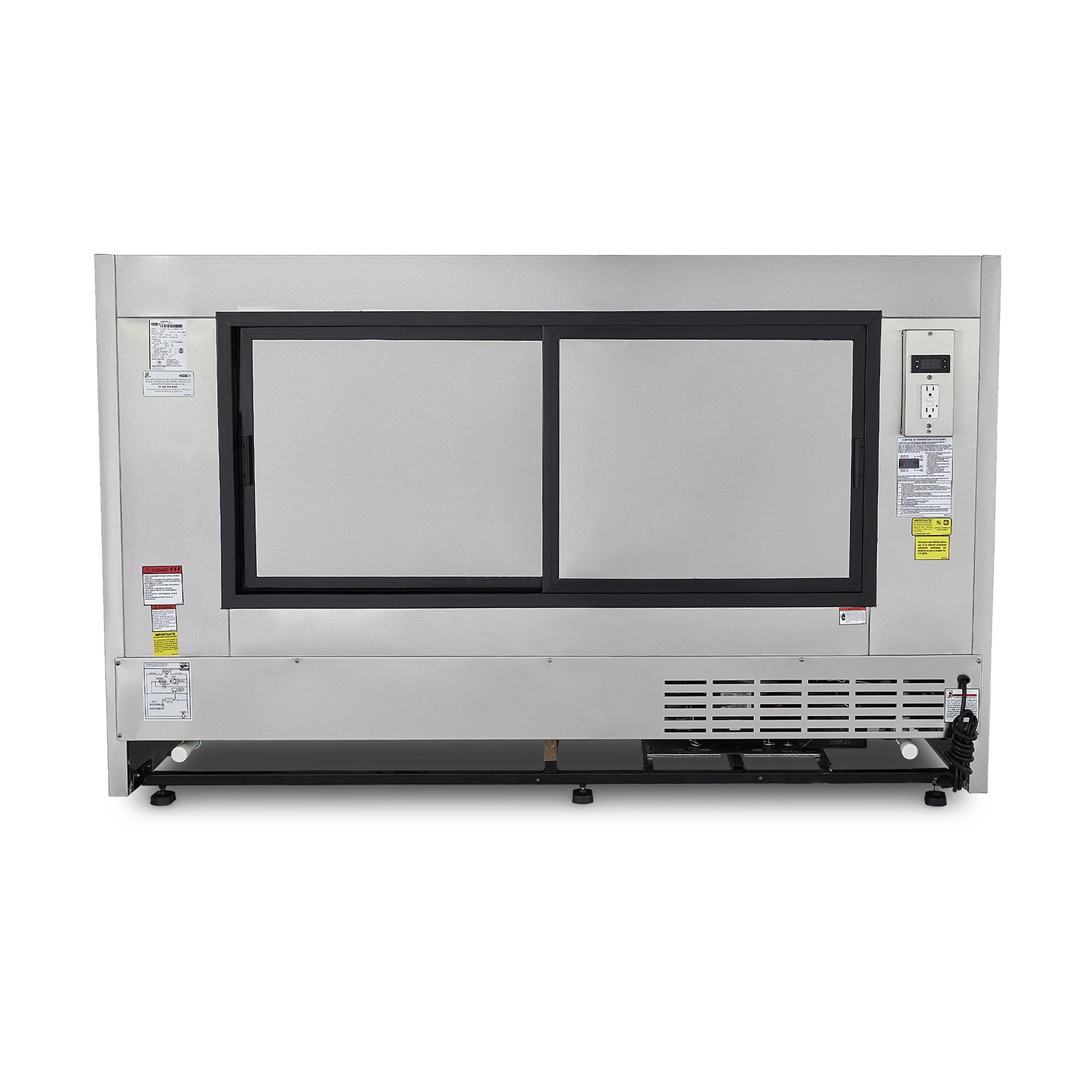 VITRINA EXHIBIDORA EN ACERO INOXIDABLE | DRD6-AI