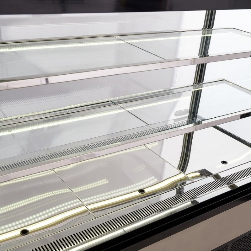 VITRINA REFRIGERADA FULL GLASS 150CM RECTA | VFG-150R