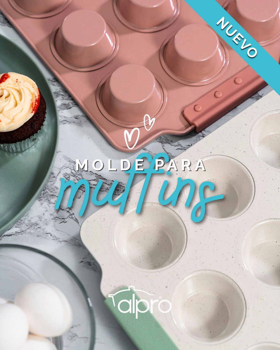 MOLDE DE 6 MUFFINS