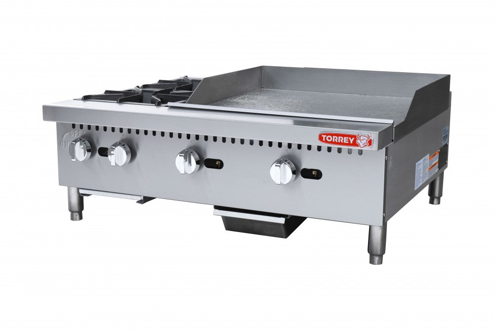 PLANCHA Y PARRILLA 2 QUEMADORES MIX PLPA-2Q