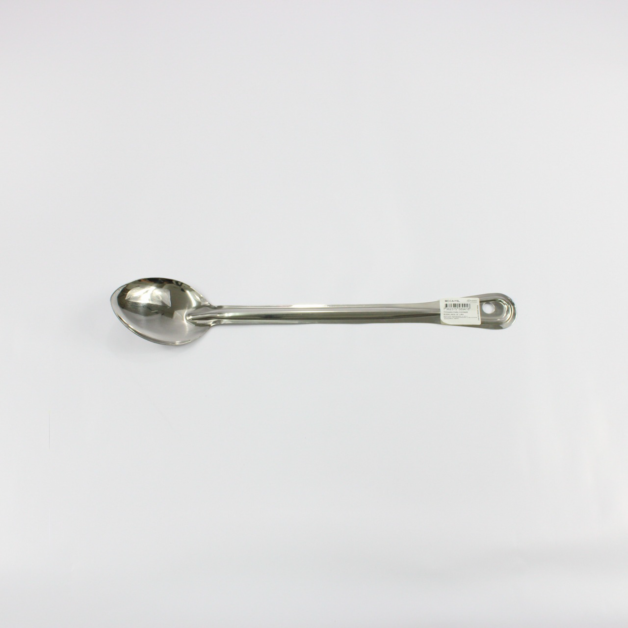 CUCHARA PARA COCINAR ACERO INOX 15" LISA