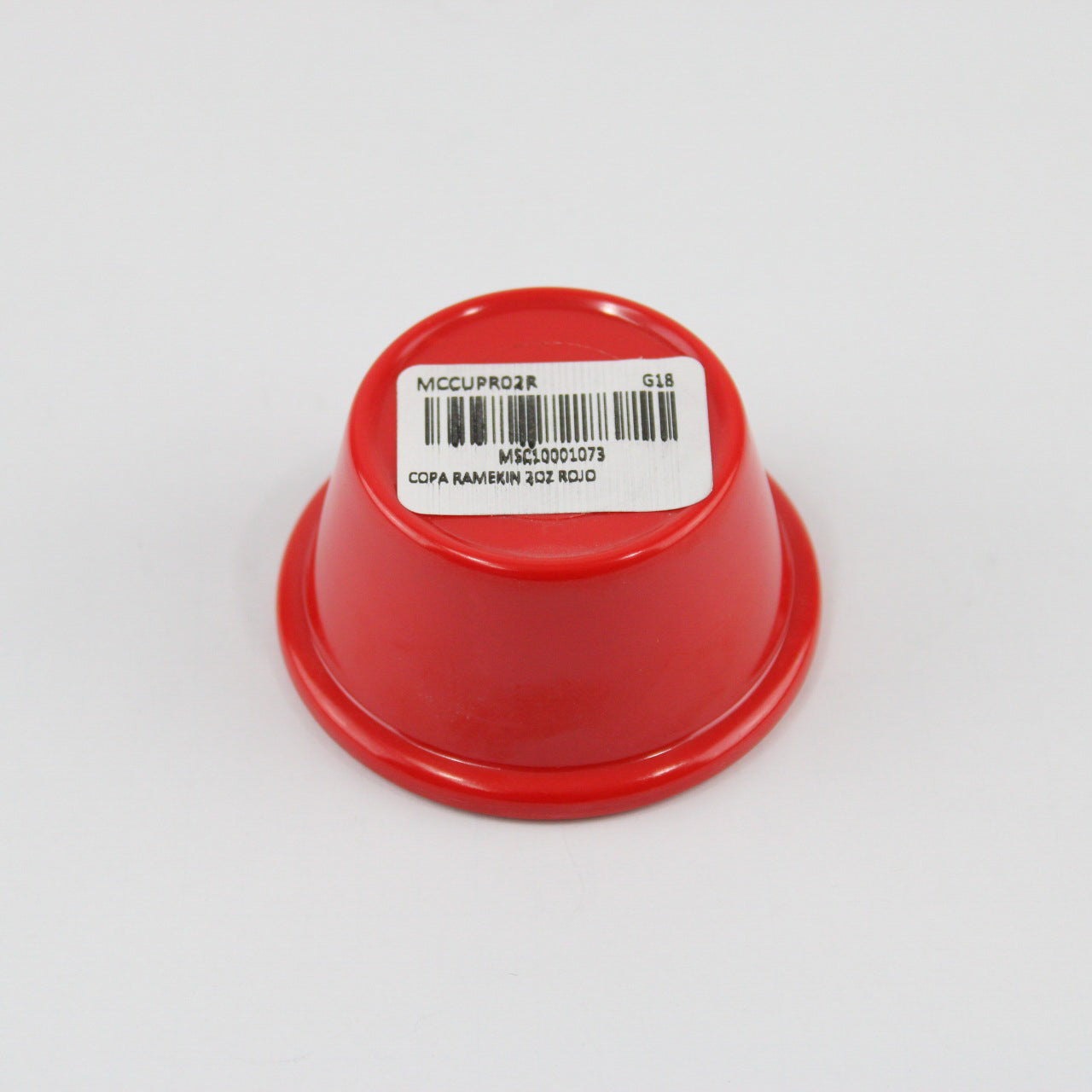 COPA RAMEKIN 2 OZ COLOR ROJO