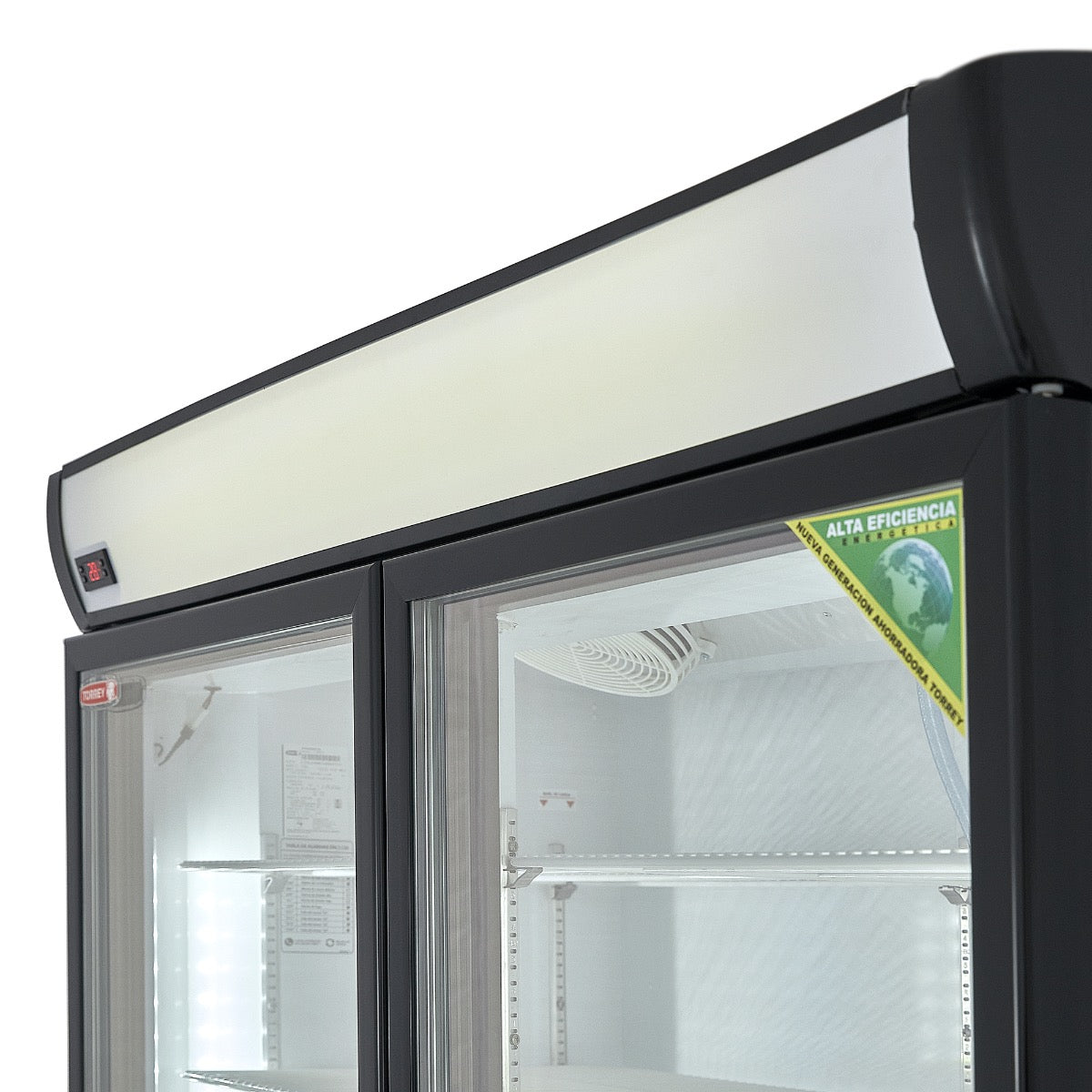 REFRIGERADOR VERTICAL EXHIBIDOR 36 PIES Y 2 PUERTAS | R36L