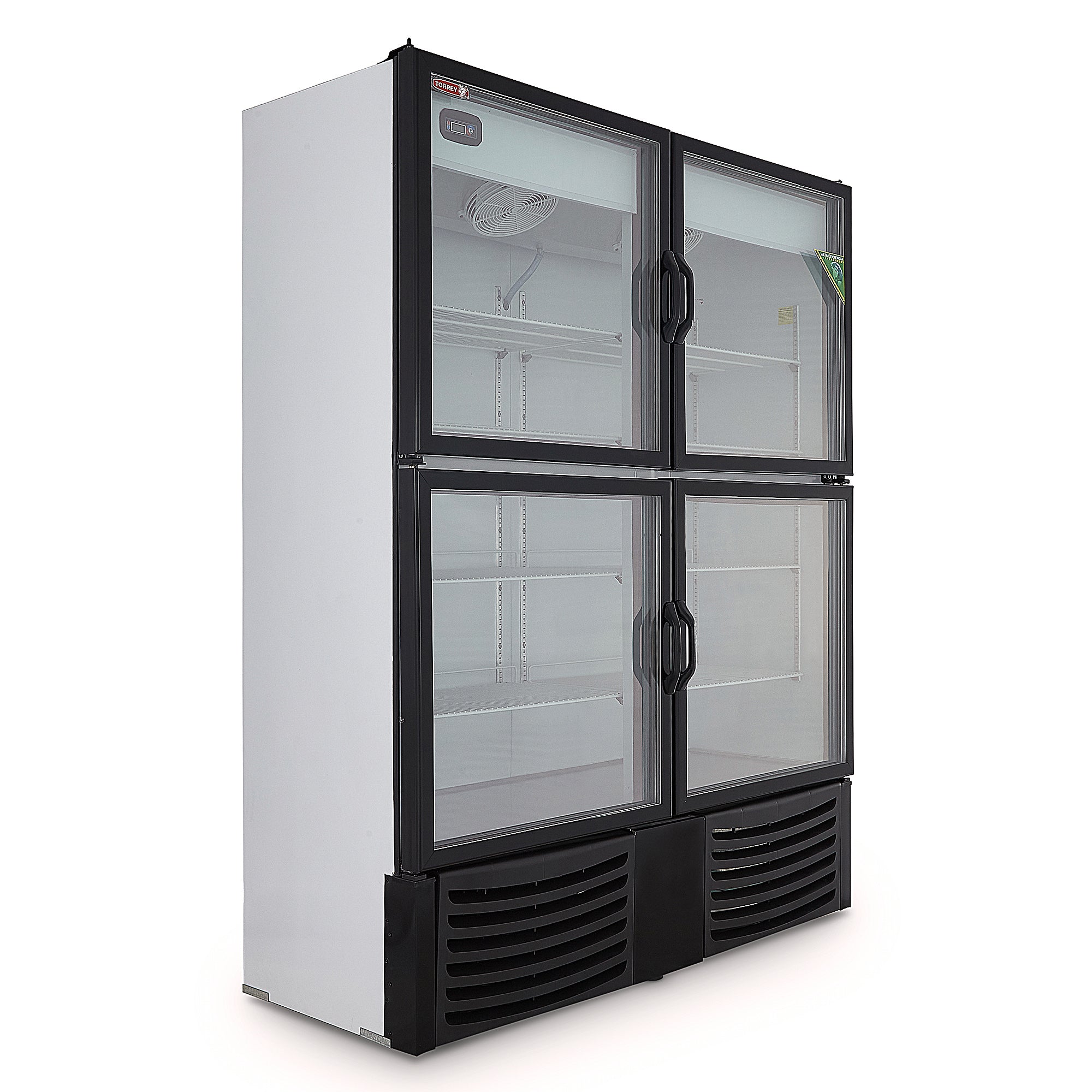 REFRIGERADOR VERTICAL EXHIBIDOR 42 PIES Y 4 PUERTAS | VRD42-4P